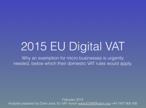 EU VAT Implementation Study
